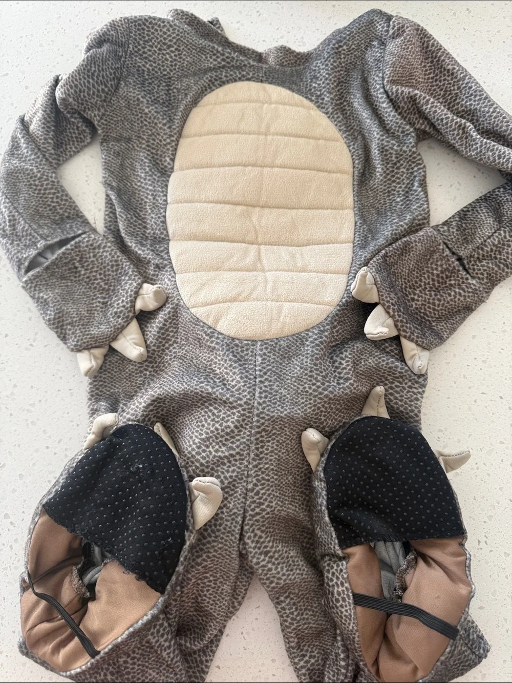 Spirit Roaring Triceratops Toddler Costume - Sound Activation Brown 2T